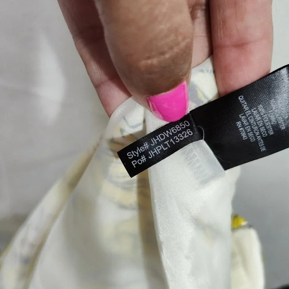 Jessica Howard Yellow White Floral Sundress Pleated Dress Women Plus Size 22W - Picture 7 of 7